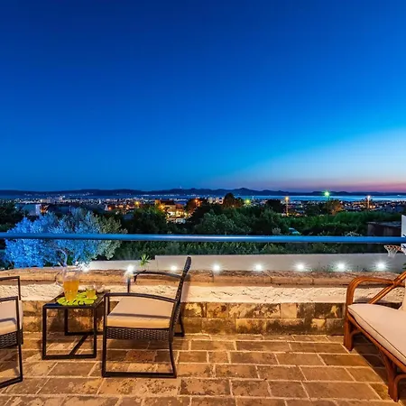 My Dalmatia - Elia With Private Pool And Panoramic Sea View Vikendica Bokanjac